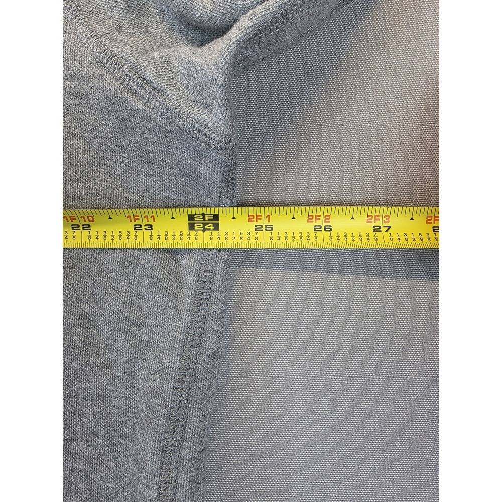 Tommy Bahama Mens XL 1/4 Zip Pullover Mock Neck Gray 100% Cotton Minimalist - Picture 3 of 5